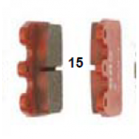 Red Disc Brake Pads Crg V05 Rear